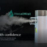 VocalMist Portable Nebulizer — 6-month device warranty, 30-day returns