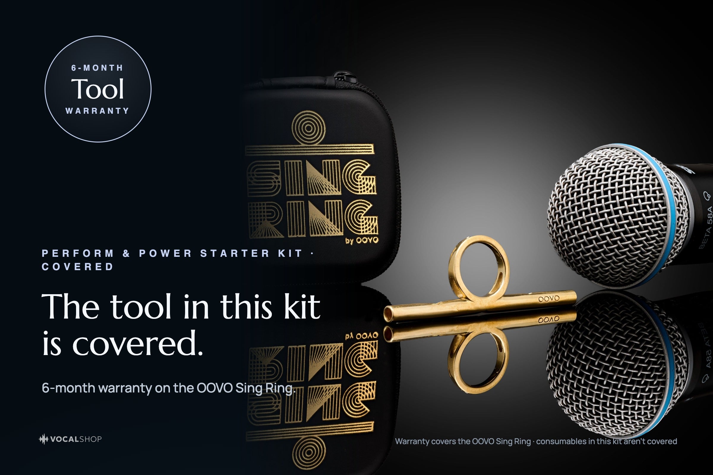 Perform & Power Starter Kit — 6-month warranty on the OOVO Sing Ring.