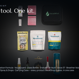 The Complete Kit — what's inside, full 11-product flat-lay