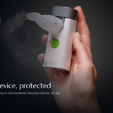 Soothe & Sustain Pro Kit — 6-month warranty on the VocalMist nebulizer, 30-day returns